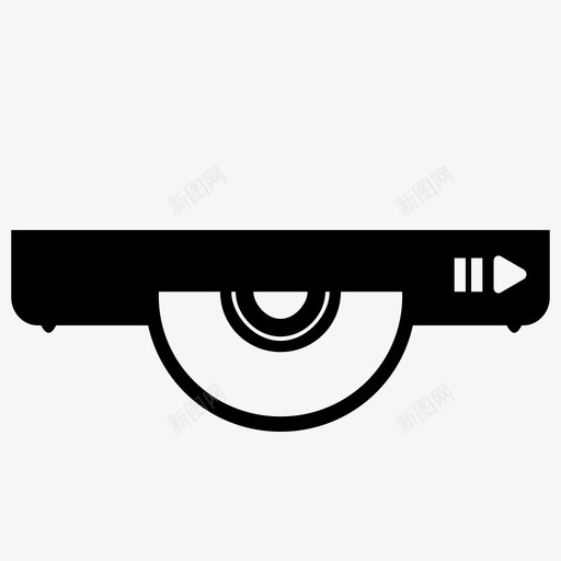 dvd播放机电影插页图标svg_新图网 https://ixintu.com cd播放机 cd驱动器 dvd播放机 光驱 插页 电影 蓝光 驱动器