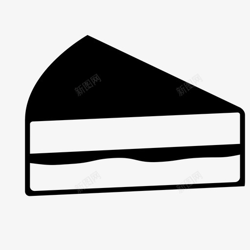 蛋糕甜点切片图标svg_新图网 https://ixintu.com 切片 吃 款待 甜点 生日蛋糕 蛋糕 面包店 食物