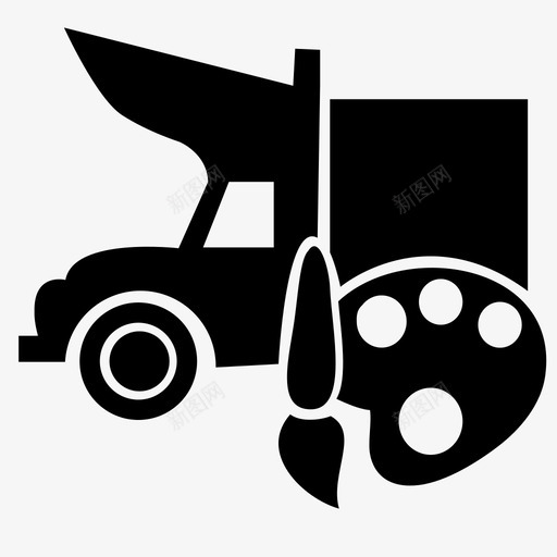 卡车艺术艺术品巴士图标svg_新图网 https://ixintu.com 卡车艺术 巴基斯坦 巴士 艺术品 车辆