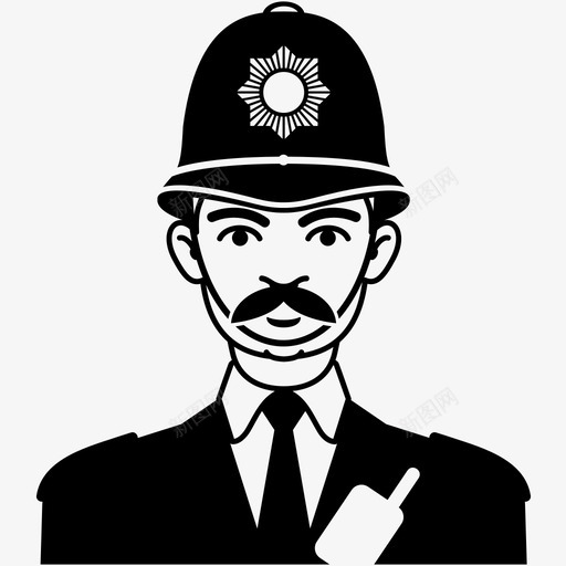 警察执法人员帽子图标svg_新图网 https://ixintu.com 人 工作 帽子 执法人员 法律 警官 警察