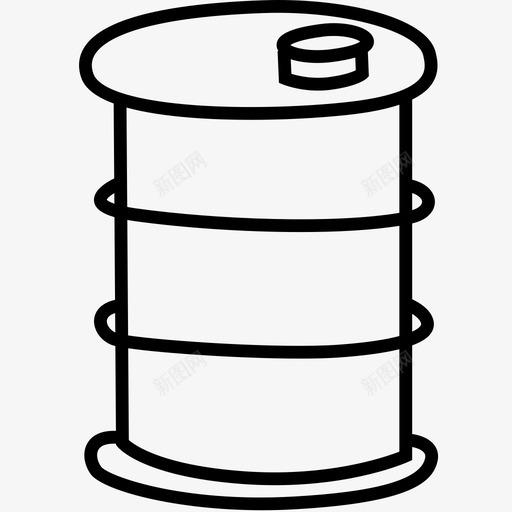 桶容器燃料图标svg_新图网 https://ixintu.com 容器 桶 油 燃料