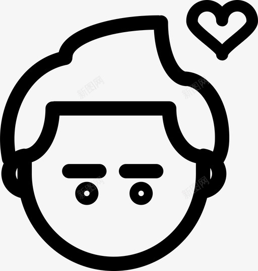 男朋友人男人图标svg_新图网 https://ixintu.com 人 心 恋 恋爱 情人节 欲望 爱 男 男人 男朋友