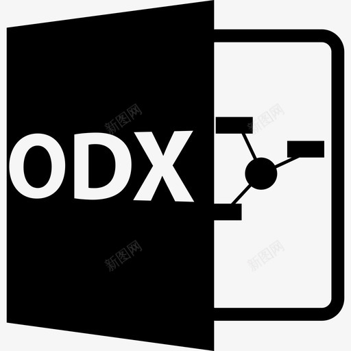 ODX开放文件格式接口文件格式样式图标svg_新图网 https://ixintu.com ODX开放文件格式 接口 文件格式样式
