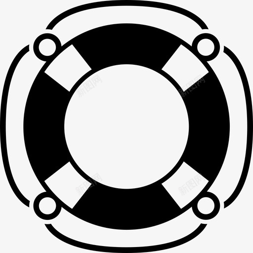 救生筏海上航行救生圈浮标图标svg_新图网 https://ixintu.com 救生圈 救生筏 浮标 海上 溺水 紧急情况 航行