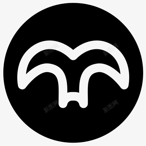 摩羯座占卜座图标svg_新图网 https://ixintu.com 占卜座 摩羯座
