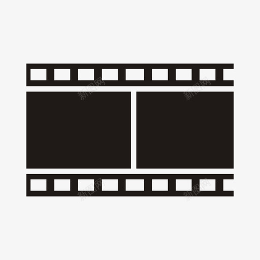 胶卷胶片带图像图标svg_新图网 https://ixintu.com 图像 摄影 电影 胶卷 胶片带