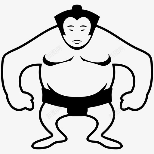 相扑手大比赛日本力量图标svg_新图网 https://ixintu.com 力量 大 强壮 日本 比赛 相扑手 精彩相扑手 运动