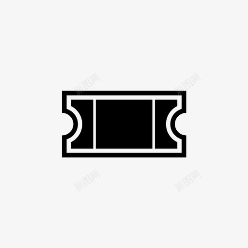 门票入场券电影票图标svg_新图网 https://ixintu.com 入场券 电影票 票根 门票