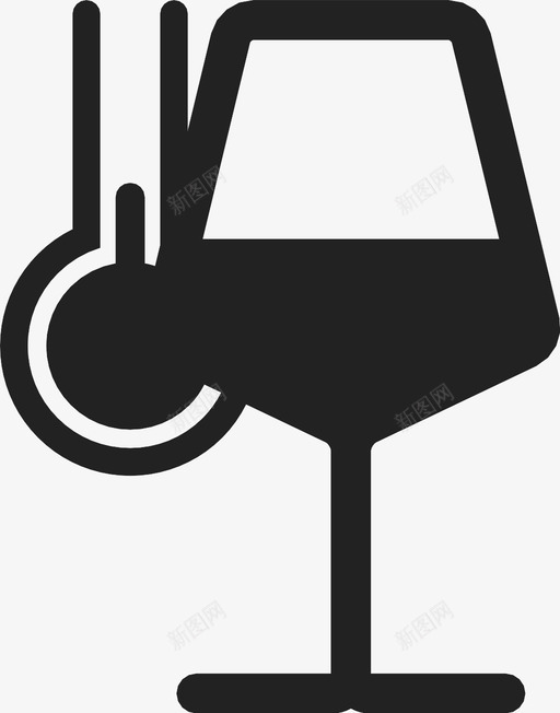 葡萄酒温度红酒酒杯图标svg_新图网 https://ixintu.com 红酒 葡萄酒温度 酒杯