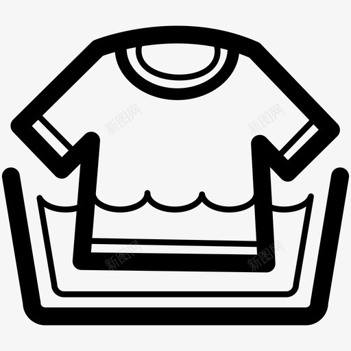 浸泡洗涤速溶图标svg_新图网 https://ixintu.com 桶 水 洗涤 洗衣 洗衣房 浸泡 潮湿 脏衣服 速溶