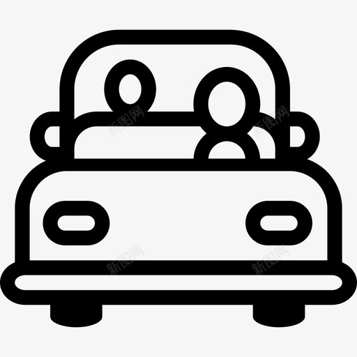 汽车交通工具出租车图标svg_新图网 https://ixintu.com 交通工具 出租车 后座 家庭 拼车 汽车 车辆 驾车 骑乘