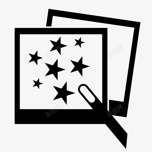 图像效果图像编辑魔杖图标svg_新图网 https://ixintu.com 图像效果 图像编辑 图片 魔杖