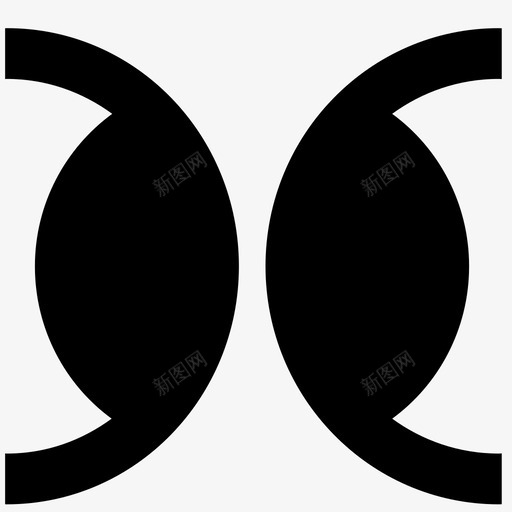 增强现实眼睛看图标svg_新图网 https://ixintu.com 增强现实 感知 看 眼睛