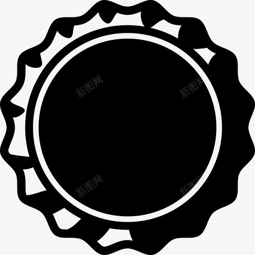 瓶盖啤酒啤酒盖图标svg_新图网 https://ixintu.com 啤酒 啤酒盖 瓶盖