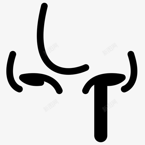 鼻涕滴水鼻子图标svg_新图网 https://ixintu.com 滴水 鼻子 鼻涕