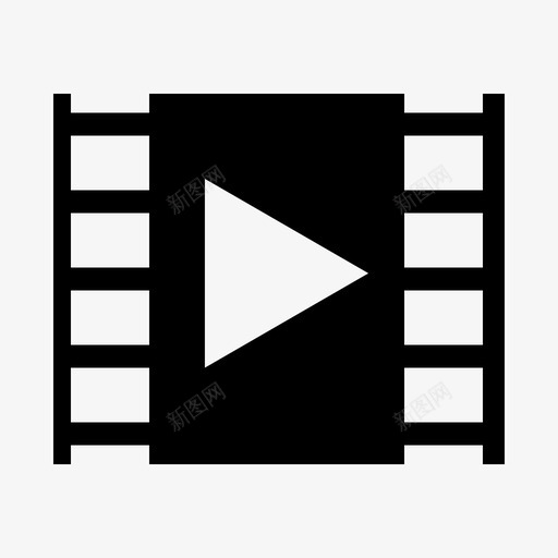 视频电影媒体戏剧屏幕图标svg_新图网 https://ixintu.com 媒体 屏幕 戏剧 电影 电视 视频