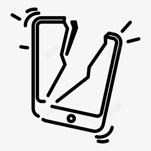 损坏的平板电脑拆分智能手机图标svg_新图网 https://ixintu.com iphone 修复 开裂 拆分 损坏 损坏的平板电脑 智能手机 电子 粉碎 维修 设备