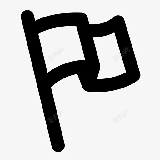 旗帜波浪投降图标svg_新图网 https://ixintu.com 举白旗 地标 投降 报告 旗帜 波浪 流动 爱国者 美国 风