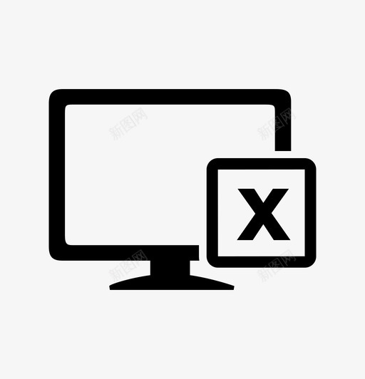 电视电源关机图标svg_新图网 https://ixintu.com 关掉电视 关机 电源 电视