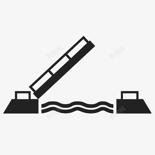 吊桥道路水图标svg_新图网 https://ixintu.com 吊桥 水 道路