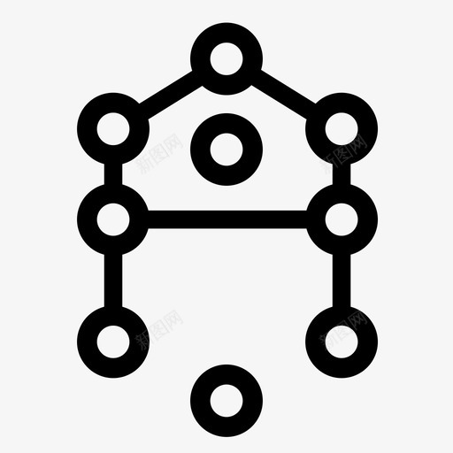 电路板字母数字图标svg_新图网 https://ixintu.com 字体 字母 字母a 数字 电路板 类型