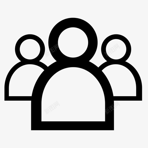 组人团队图标svg_新图网 https://ixintu.com 人 团队 用户 组