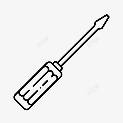螺丝刀砖砌体制造图标svg_新图网 https://ixintu.com 修补 制造 工具 砖砌体 螺丝刀 设计