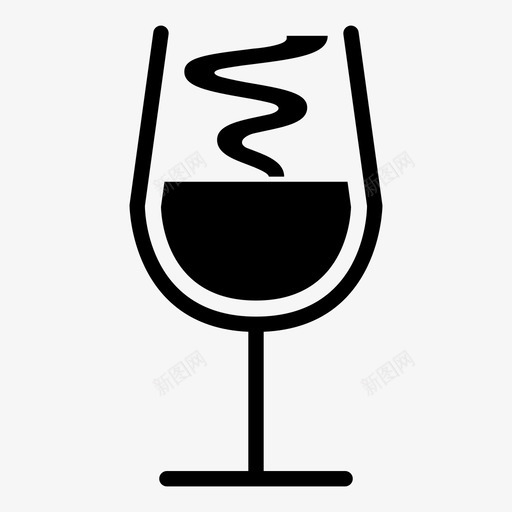 花束酒杯酒吧图标svg_新图网 https://ixintu.com 品酒 品酒笔记 场景 气味 花束 酒吧 酒杯 香气