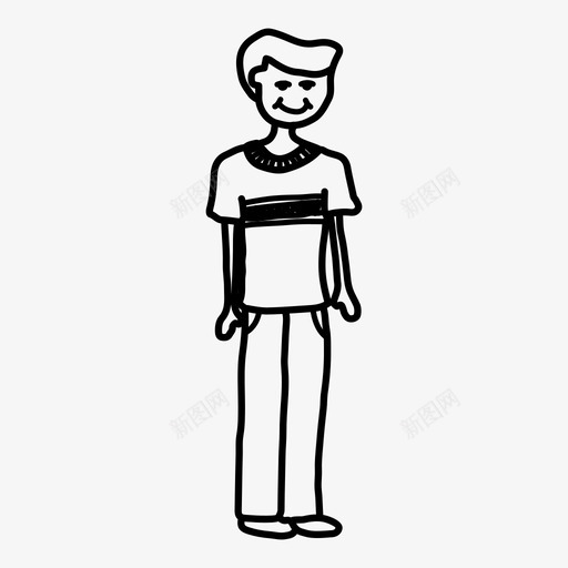 男人大人男孩图标svg_新图网 https://ixintu.com 人 兄弟 大人 父亲 男人 男孩