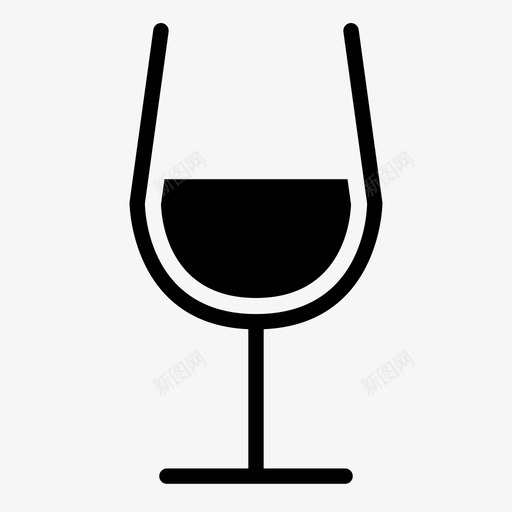 酒杯酒类饮料图标svg_新图网 https://ixintu.com 嗜酒癖 德鲁尼 红酒 酒杯 酒类 鉴赏家 饮料 饮用