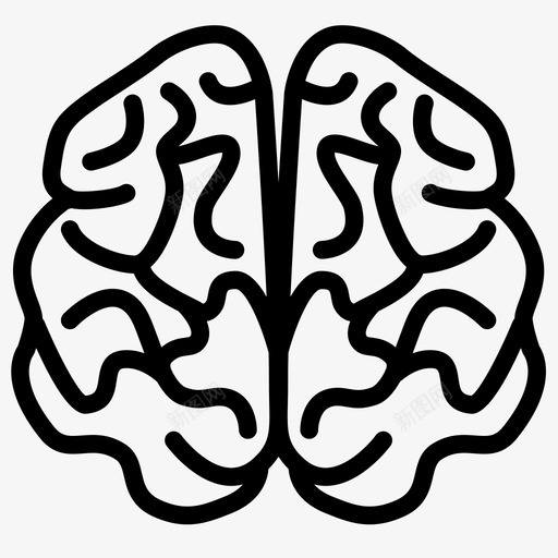 大脑头盖骨精神功能图标svg_新图网 https://ixintu.com 器官 大脑 头盖骨 思考 精神功能 聪明