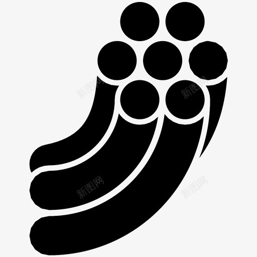 绞合编织电缆图标svg_新图网 https://ixintu.com 数据传输 电缆 绞合 绳索 编织