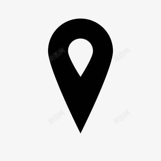 地图标记目的地位置图标svg_新图网 https://ixintu.com 位置图标 图钉 地图定位器 地图标记 地点 点 目的地