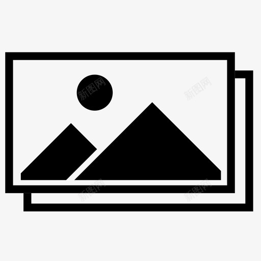幻灯片多张图标svg_新图网 https://ixintu.com 图库 图片 多张图片 幻灯片 幻灯片放映 摄影 照片 相册 风景