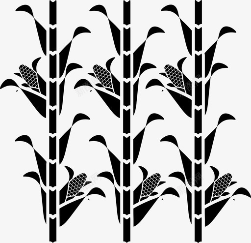 玉米谷仓玉米秸秆图标svg_新图网 https://ixintu.com 作物 农场 收获 玉米 玉米秸秆 穗 粮食 谷仓
