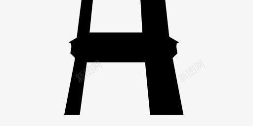 太空针建筑西雅图图标svg_新图网 https://ixintu.com 华盛顿 太空针 建筑 西雅图