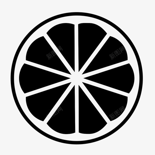 橘子橘子片脐橙图标svg_新图网 https://ixintu.com 克莱门汀 柑橘 柚子 橘子 橘子片 维生素c 脐橙