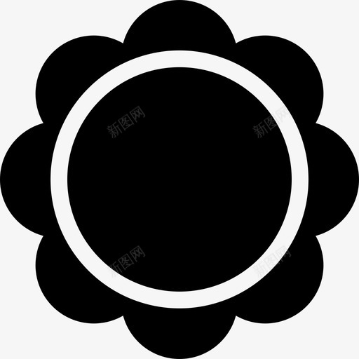 花自然植物花粉夏天图标svg_新图网 https://ixintu.com 夏天 植物 自然 花 花粉