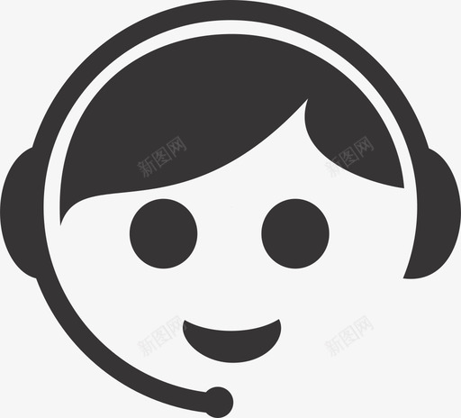 客户服务通话人图标svg_新图网 https://ixintu.com 人 呼叫中心 客户服务 带麦克风的耳机 耳机 耳机麦克风 联系人 通话 面部