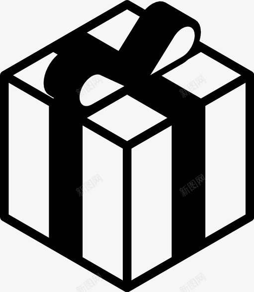 礼物生日庆祝圣诞节丝带图标svg_新图网 https://ixintu.com 丝带 圣诞节 庆祝 惊喜 生日 礼物