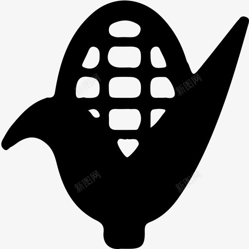玉米农业农作物图标svg_新图网 https://ixintu.com 农业 农作物 农场 玉米 膳食 食品