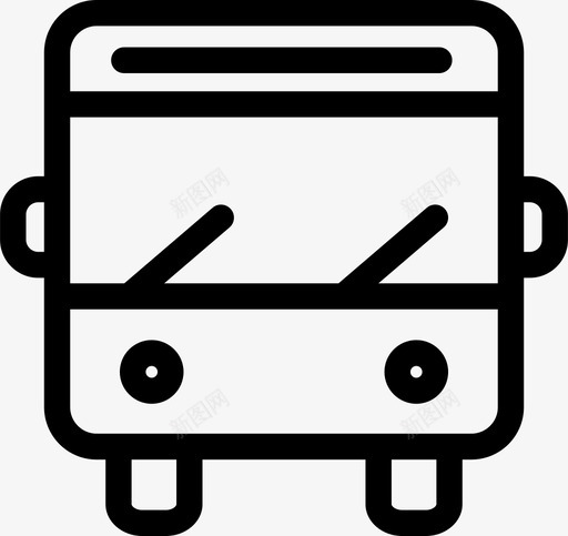 公共汽车公共交通乘车图标svg_新图网 https://ixintu.com 乘车 公共交通 公共汽车 班车 车辆