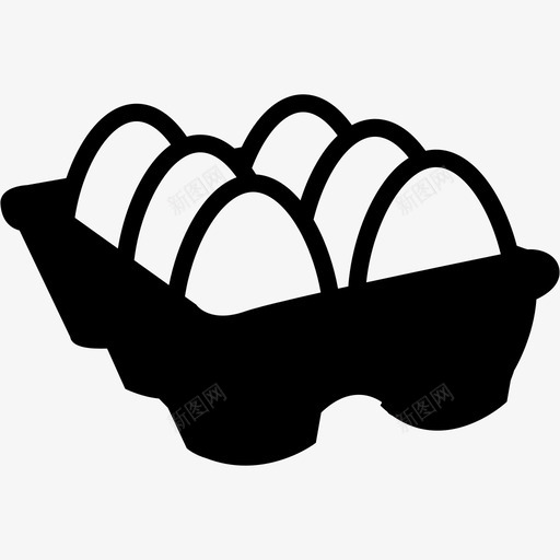 鸡蛋食品配料图标svg_新图网 https://ixintu.com 农产品 吃 早餐 杂货店 烹饪 配料 食品 鸡肉 鸡蛋 鸡蛋盒
