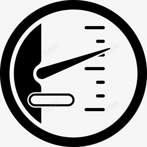 仪表气压表刻度盘图标svg_新图网 https://ixintu.com 仪表 刻度盘 指示器 气压表 液位计 设置 速度计