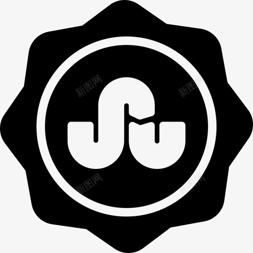 Stumbleupon社会徽章图标svg_新图网 https://ixintu.com Stumbleupon社会徽章