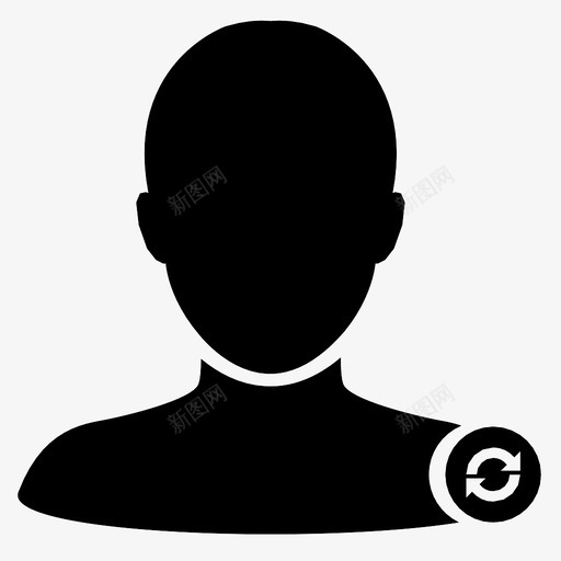 用户刷新更新联系人sycn图标svg_新图网 https://ixintu.com sycn 个人 头像 更新联系人 用户刷新 负责人 账户