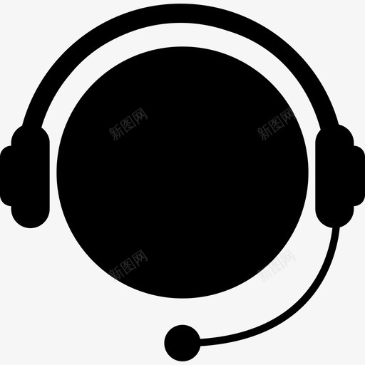 耳机呼叫中心通信电子设备帮助图标svg_新图网 https://ixintu.com 办公室 呼叫中心 帮助 帮助台 服务 电子设备 耳机 通信