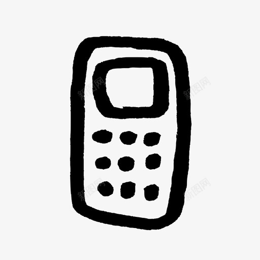 电话手机通讯图标svg_新图网 https://ixintu.com iphone 座机 手机 手绘 手绘电话机 电话 绘图 通讯