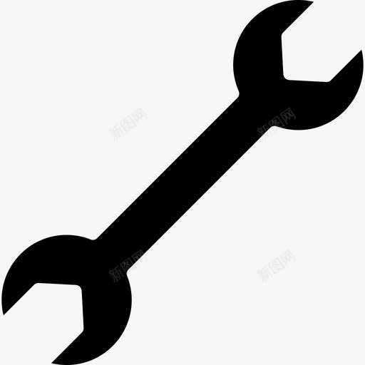 双头扳手工具和器具自己动手装图标svg_新图网 https://ixintu.com 双头扳手 工具和器具 自己动手装