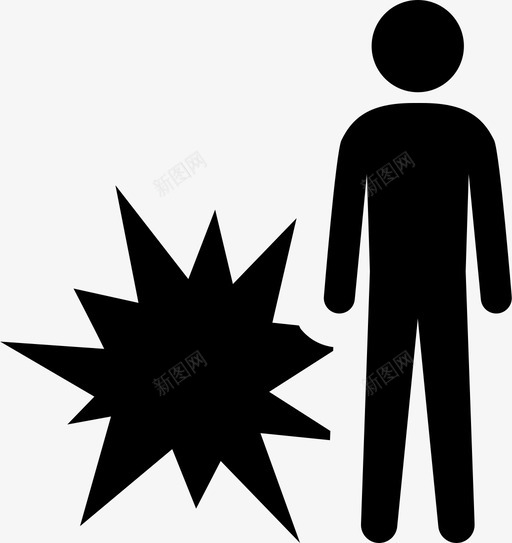 袭击爆炸人道主义事件人员图标svg_新图网 https://ixintu.com 事件 人员 人道主义 人道主义事务协调厅的人道主义图标 保护 安全 暴力 爆炸 袭击